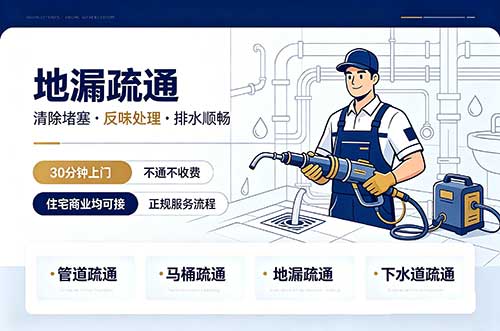 石柱地漏疏通