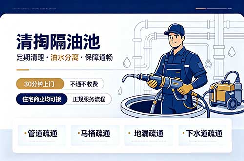 石柱清掏隔油池